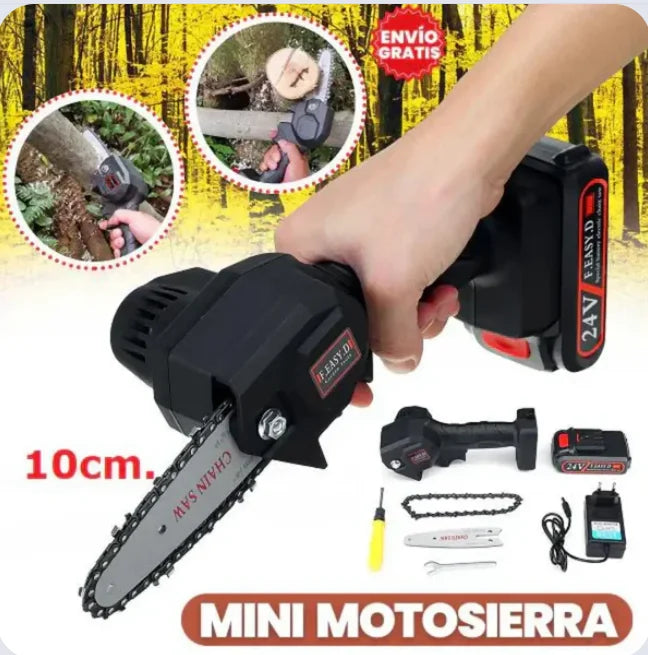 Mini Motosierra De Mano Portátil 24v